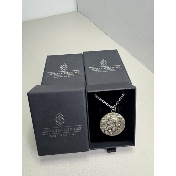 large FANTASY MOON FAIRY GODDESS pendant 22 - Picture 5 of 6